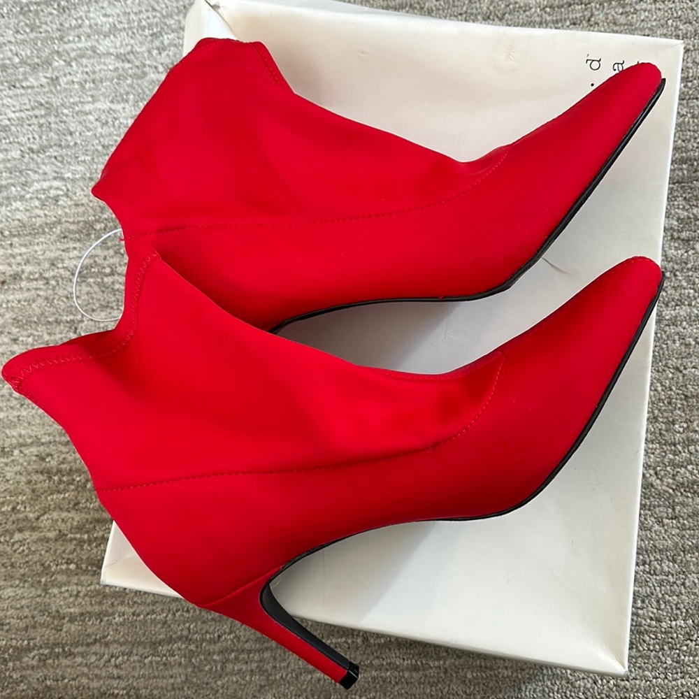 A New Day red boots